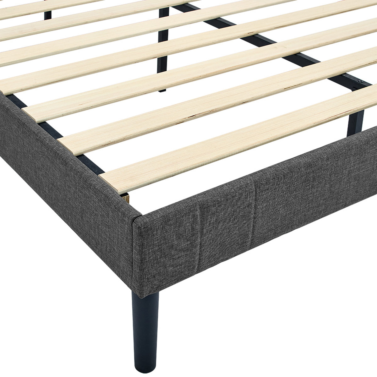 CAFORKP Sturdy Full Platform Bed Frame – Solid Wood Design, Extra Storage Space, Easy Setup, No Box Spring Necessary