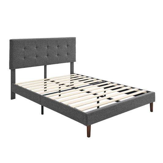 CAFORKP Heavy Duty Full Bed Frame,Solid Wood Platform with Storage, Durable Mattress Base, Easy to Assemble, Box Spring Free Heavy Duty Full Bed Frame,Solid Wood Platform with Storage, Durable Mattress Base, Easy to Assemble, Box Spring Free