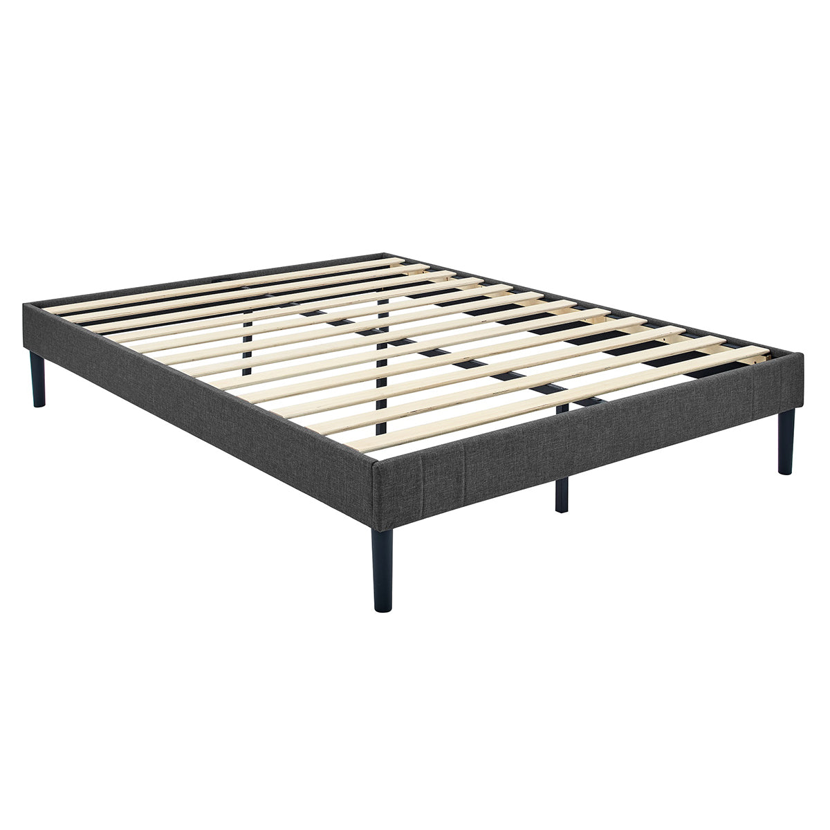 CAFORKP Sturdy Full Platform Bed Frame – Solid Wood Design, Extra Storage Space, Easy Setup, No Box Spring Necessary