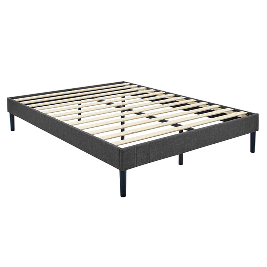 CAFORKP Sturdy Full Platform Bed Frame – Solid Wood Design, Extra Storage Space, Easy Setup, No Box Spring Necessary