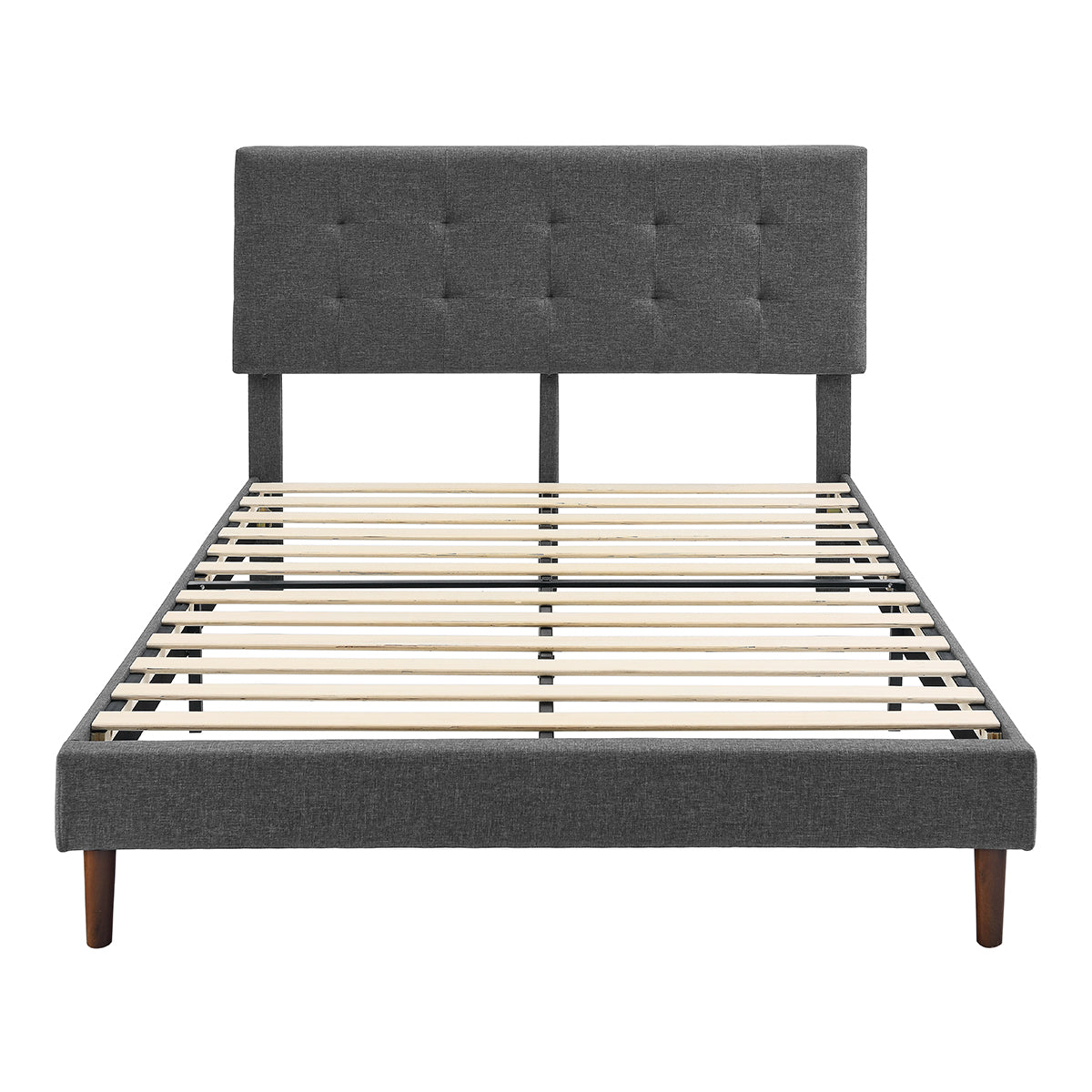 CAFORKP Heavy Duty Full Bed Frame,Solid Wood Platform with Storage, Durable Mattress Base, Easy to Assemble, Box Spring Free Heavy Duty Full Bed Frame,Solid Wood Platform with Storage, Durable Mattress Base, Easy to Assemble, Box Spring Free
