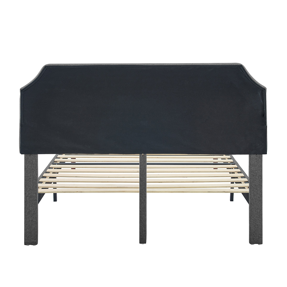 CAFORKP Twin Size Platform Bed Frame – Solid Wood Construction, Hidden Storage Space, Strong Support, Quick Assembly, No Box Spring