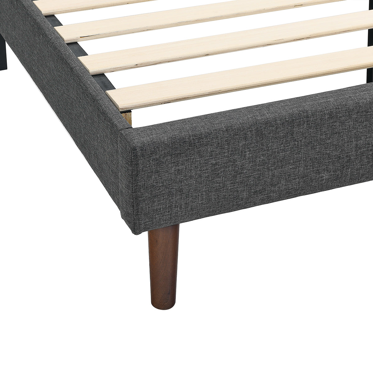 CAFORKP Heavy Duty Full Bed Frame,Solid Wood Platform with Storage, Durable Mattress Base, Easy to Assemble, Box Spring Free Heavy Duty Full Bed Frame,Solid Wood Platform with Storage, Durable Mattress Base, Easy to Assemble, Box Spring Free