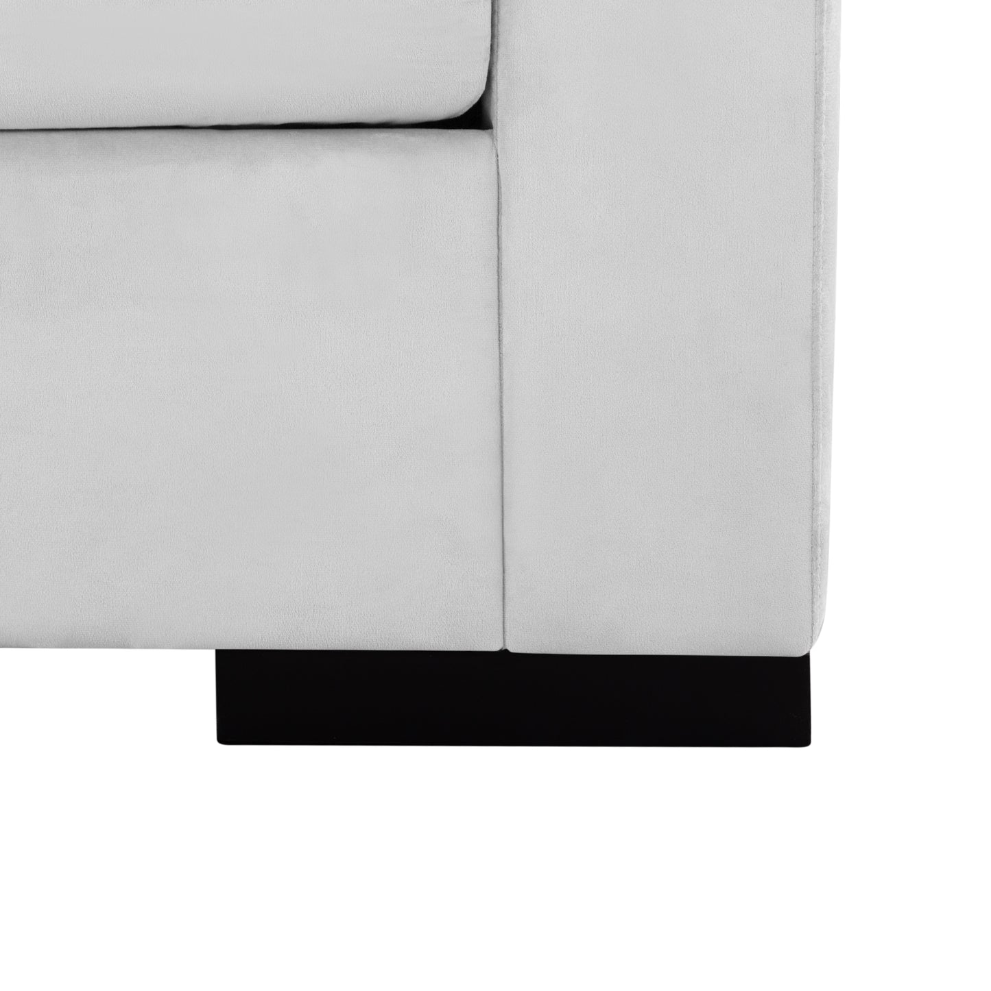 CAFORKP 117.7” Upholstered Sectional Sofa, Modular Design, Deep Cushions,White