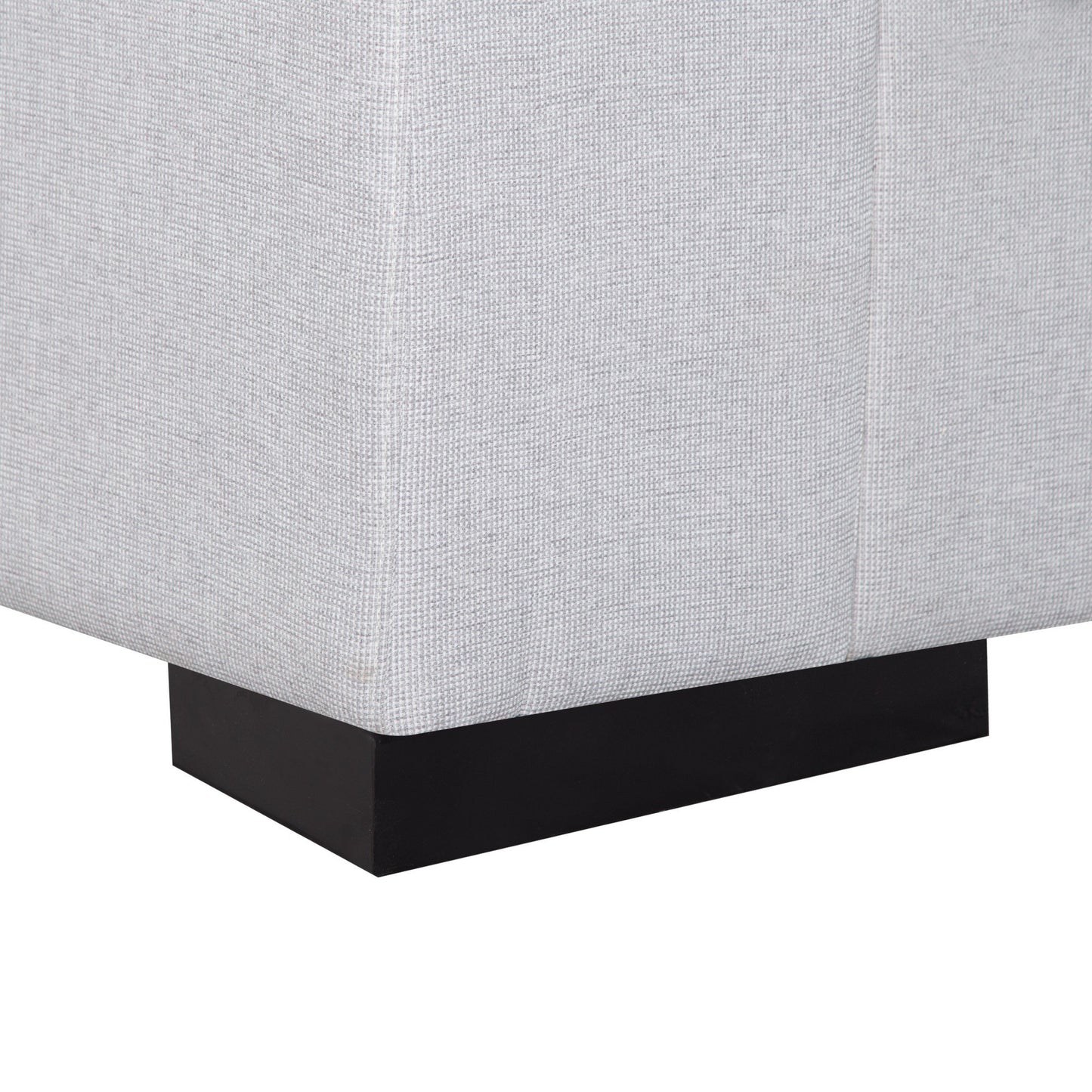 CAFORKP 149” Modular Sectional Sofa with ottoman,Light Gray